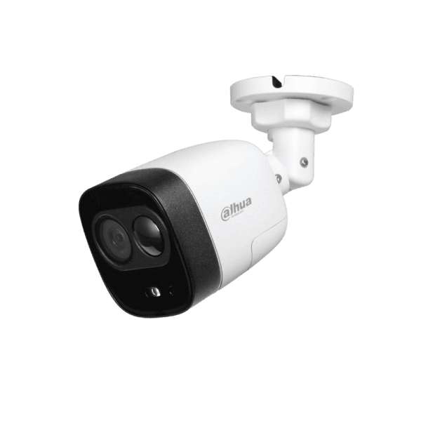 CÂMERA BULLET DE DISSUASÃO ATIVA HDCVI DE 2MP SIRENE E LUZ