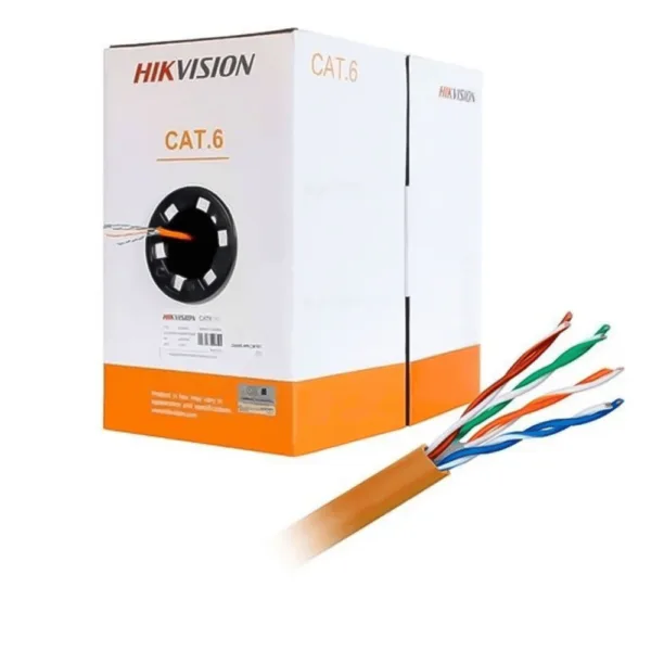 CABO DE REDE HIKVISION CAT6 U/UTP (CCA, 0,57 mm)