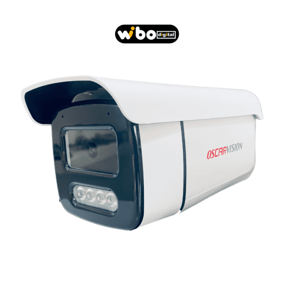 CÂMERA IP COLORVU 4MP + MIC OSCARVISION SAMRT H.255+ EXTERIOR