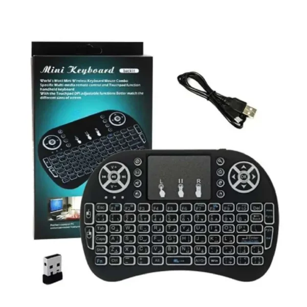 MINI TECLADO BACKLIT PARA TV, PC, GAME E TELEMOVEL - Image 2