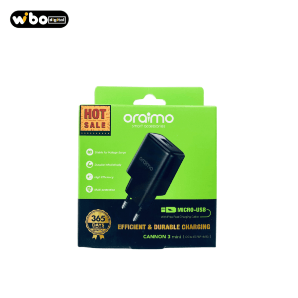 CARREGADOR ORAIMO MICRO USB