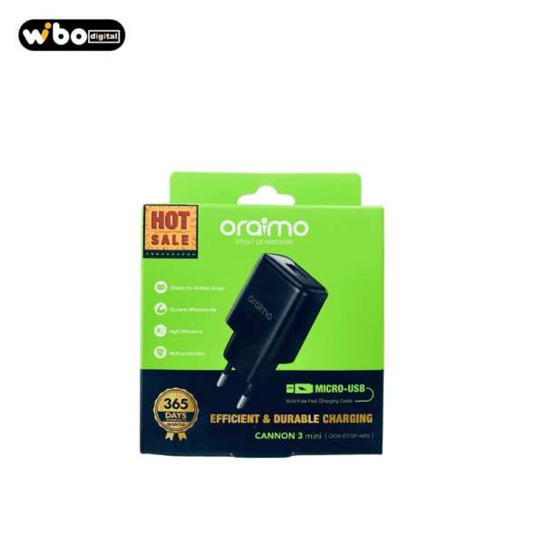 CARREGADOR ORAIMO USB - MICRO-USB