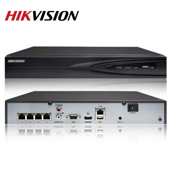 NVR HIKVISION 4 CANAIS 1 SATA
