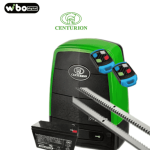 KIT- MOTOR DE PORTÃO CENTURION D5 SMART EX..BAT,RAC